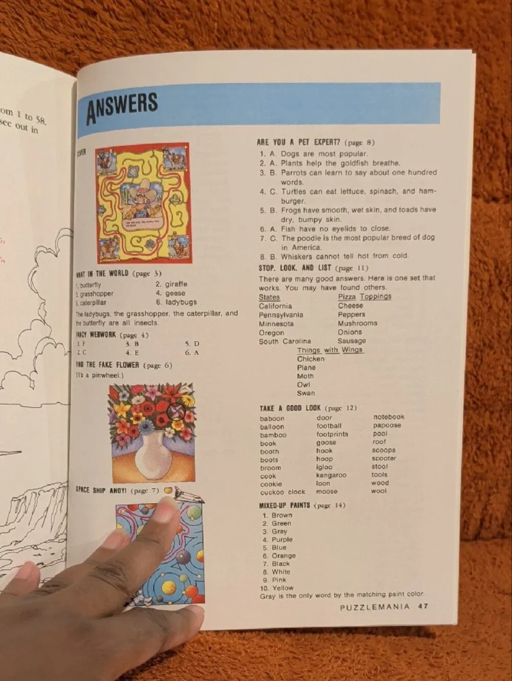 Highlights Puzzlemania Kids Activity Book - 1990